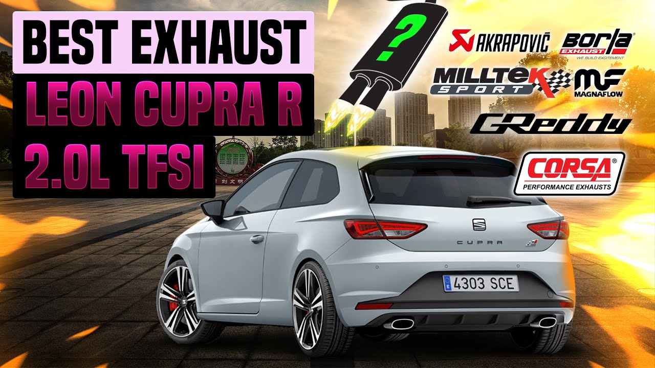 Seat Leon Cupra R Exhaust Sound 2.0L TFSI 🔥 Milltek,Cobra,Review