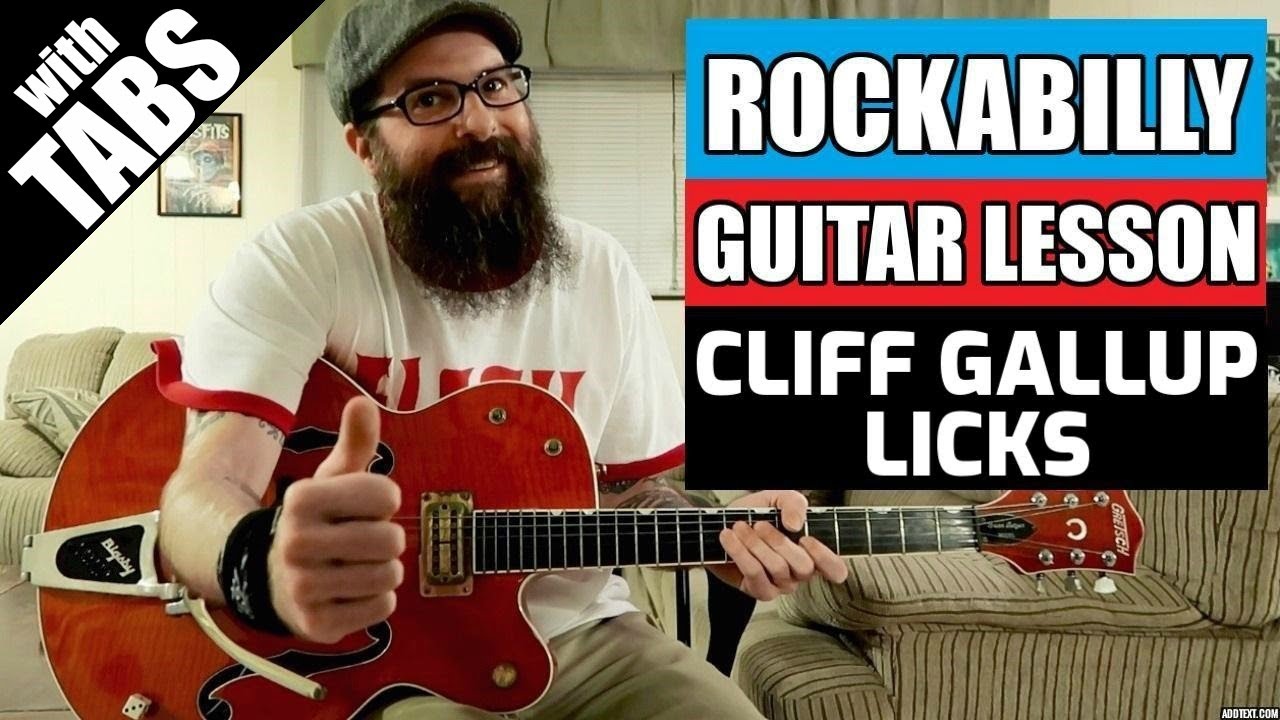 Рокабилли-фразы в соль мажоре — научитесь играть соло, как Клифф Гэллап, с помощью табулатуры