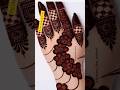 Very Simple stylish back hand mehndi #mehndi #reel #reel #simple #new #shorts #viral