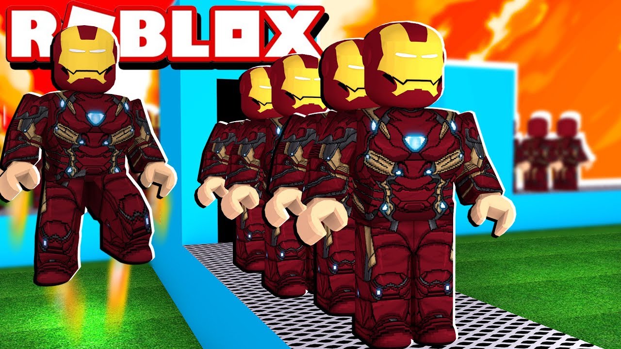 VIREI O HOMEM DE FERRO NO ROBLOX !! 