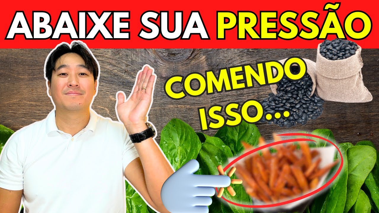8 ALIMENTOS ricos em POTÁSSIO para REDUZIR a PRESSÃO ARTERIAL.