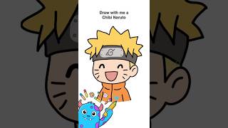 How to Draw Cute Chibi Naruto 🍥✨ (Step-by-Step) #shorts