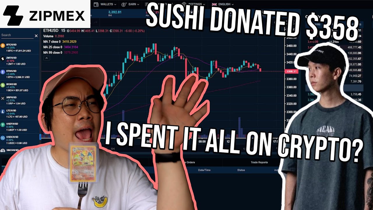 SNEAKY SUSHI GAVE ME MONEY AND I WENT INTO CRYPTO? YouTube