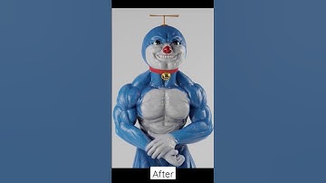 dorachad 3d | doreamon🔥🔥🔥..#doraemon #trending #gigachad #shorts #amv #blender3d