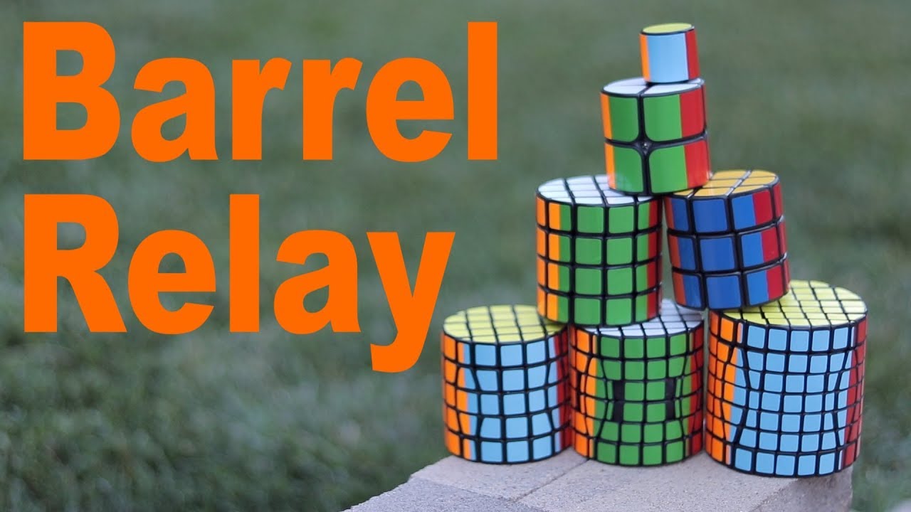 2x2-7x7 Barrel Cube Mod Relay [Time Lapse] - YouTube