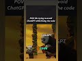 me trying to avoid chatGPT #coding #webdesign #viral #shorts