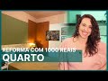 DECORAÇÃO DE QUARTO COM 1500 REAIS | #StudioM4Transforma