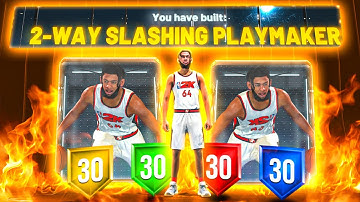 THIS TWO WAY SLASHING PLAYMAKER IN NBA 2K22 IS THE BEST BUILD IN THE GAME!! LITERALLY OVERPOWERED!!