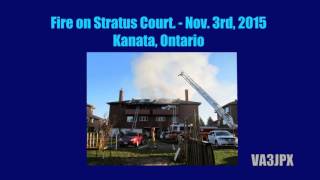 Stratas Court Fire - Scanner Feed