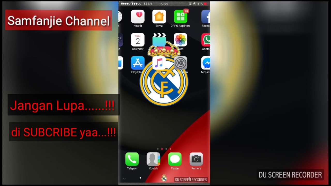  Tema  Oppo  F7 F5 F1 F1s A37  A39 A71 A83 Real madrid edition 