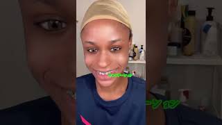 黒人女がTyla様風メイクやってみた #見た目だけ外国人 #メイク #変身#黒人#blackgirlmakeup #tyla