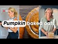 Ref:wDd7vKkaFtE Pumpkin baked oats / pancake bowl - the best breakfast