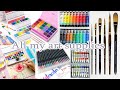 All my art supplies   drawing materials  useful drawing materials  farjana drawing academy