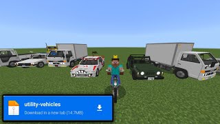 Utility Vehicle addon for MCPE 1.21 🔥 screenshot 4