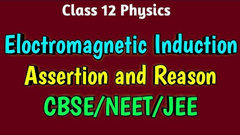 EMI - Assertion and reason. #sdphysics