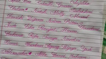 Writing Name❤️💥 #cursive #cursivehandwriting