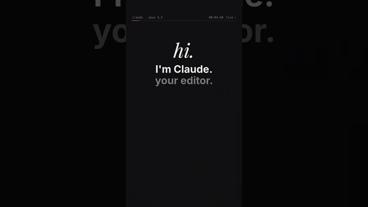 Claude Code Made This Entire Reel in Code: Meet My AI Video Editor ...