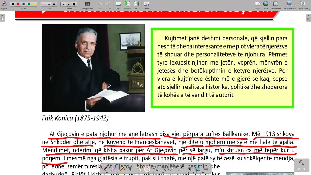 64 65 Gjuha Shqipe 9 Filara Mesimi 64 65 Të lexuarit Ca kujtime mbi At Shtjefën Gjeçovin