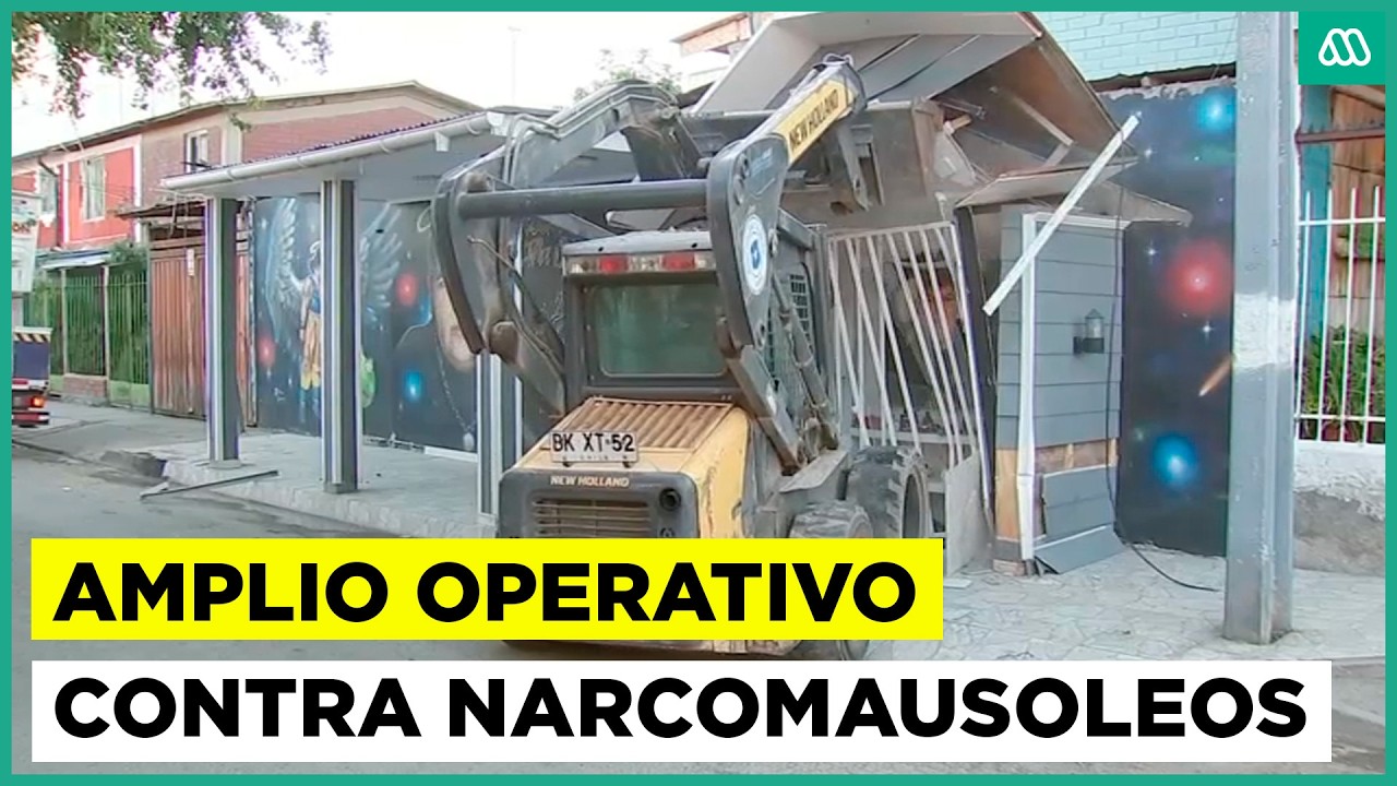 Concretan amplio operativo en Maipú contra cuatro narcomausoleos vinculados a banda criminal