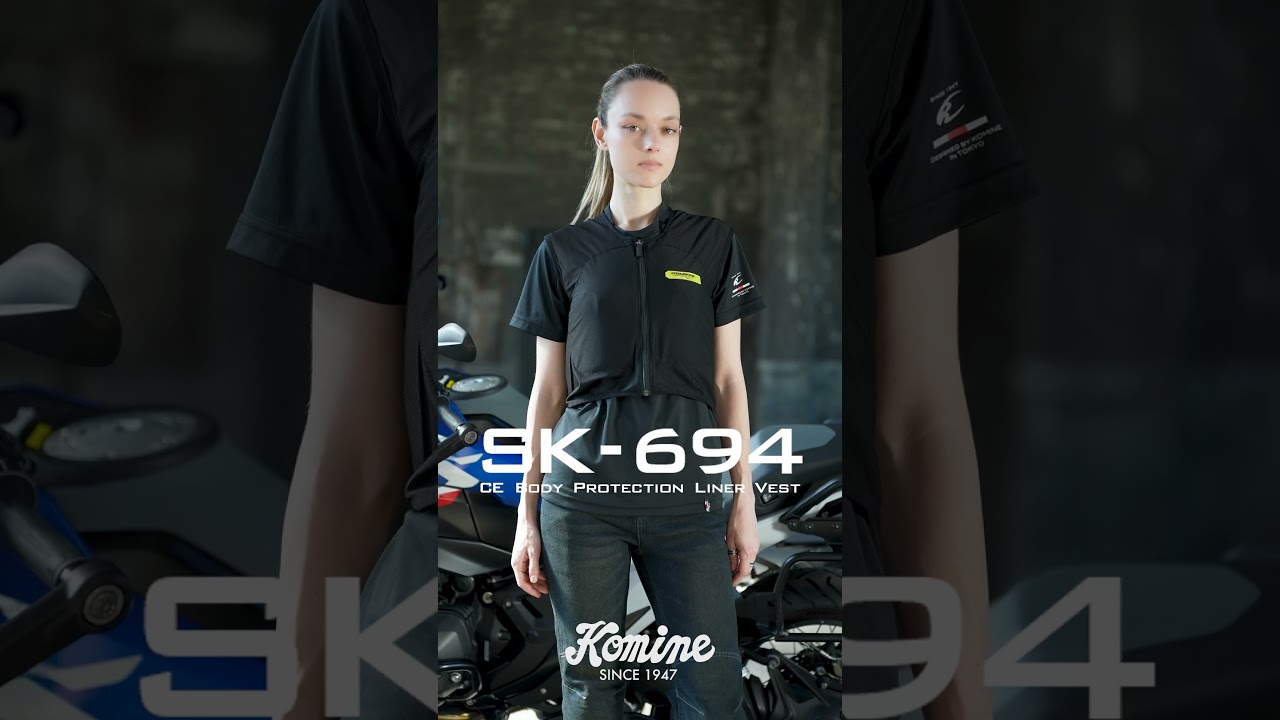 その他 KOMINE SK-694 CE BODY PROTECTION LINER V 04-694 SK-694 CEボディプロテクションライナーベスト コミネ サイズL