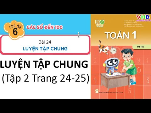 Video Toán lớp 1| Bài 24 Luyện tập chung trang 24 25 |Kết... - YouTube