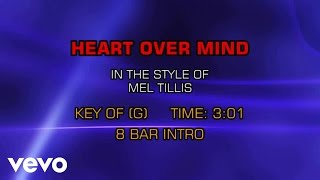 Mel Tillis - Heart Over Mind (Karaoke) chords