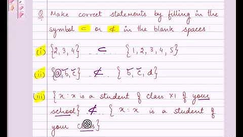 Class 11th - Mathematics - Chapter 1 - Sets - Solved Example 4