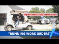 Riding Around On A Golf Cart, oops..... Maintenance Cart!!! (Running Work Orders.)