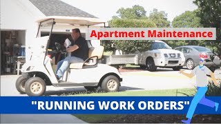Riding Around On A Golf Cart, oops..... Maintenance Cart!!! (Running Work Orders.)