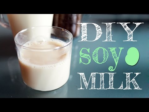 How To Make Soy Milk Easily At Home (with just 2 ingredients!) for drinking AND for making