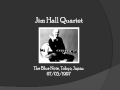 【TLRMC059】 Jim Hall Quartet  07/03/1997