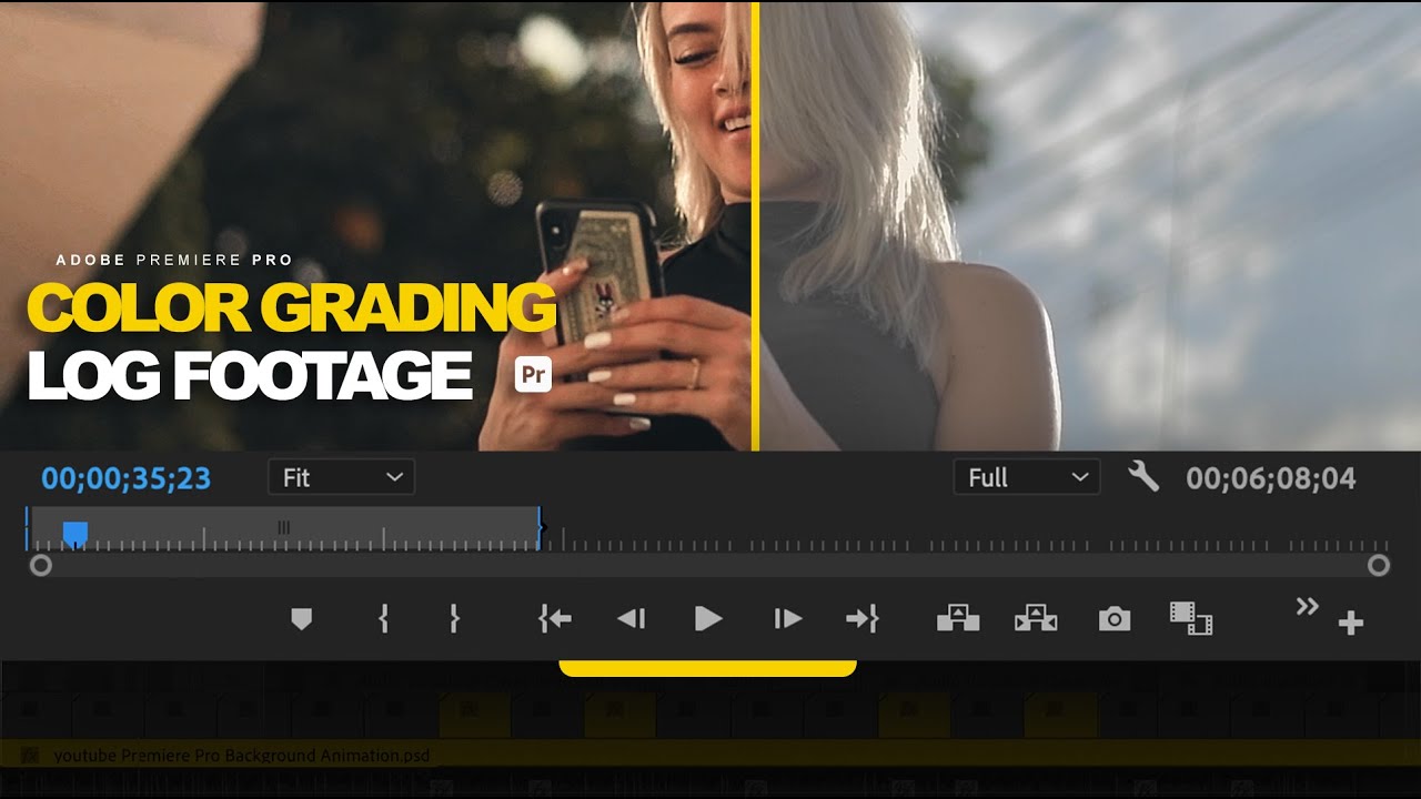 How To Color Grade LOG Footage in Premiere Pro YouTube