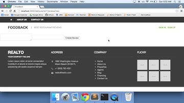 16 - Learn Ruby on Rails - Yelp Clone - Create Reviews