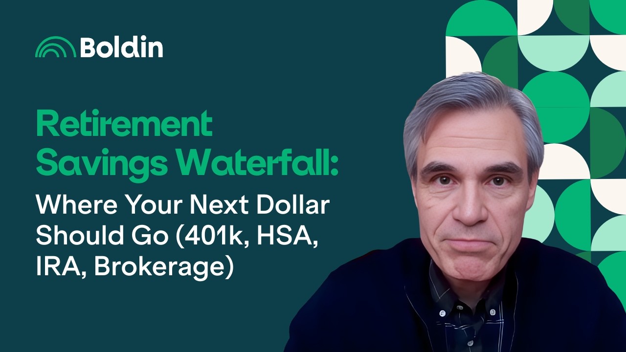 Retirement Savings Waterfall: Where Your Next $$$ Should Go (401k, HSA, IRA, Brokerage)