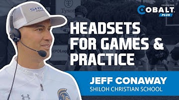 Cobalt PLUS Headsets for games and practices
