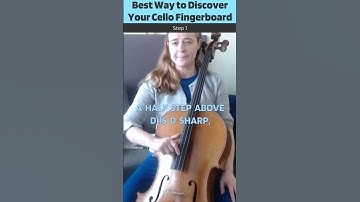 Best Way to Discover Your Cello Fingerboard -Step 1  #celloshorts #cello #celloteacher #cellist