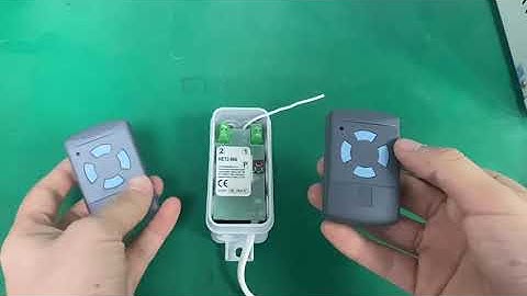 How to Programme a Hormann Garador Garage Door Remote Control Key Fob 868Mhz HSM4 Blue Buttons