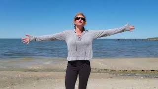 Loving Life | Windy Day | Beach Stretch | Reba Fitness
