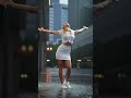 Rain really isn't so bad, just embrace it like she is ! #dance #blonde #beauty #stunning #rain #wet#