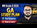 RBI Grade B General Awareness Study Plan 2026 | RBI Grade B Current Affairs strategy by Pushpak Sir