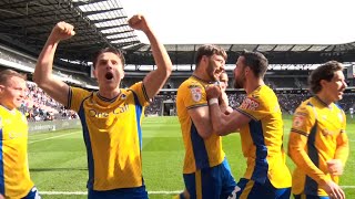 Pitchside angle: All FOUR goals v MK Dons