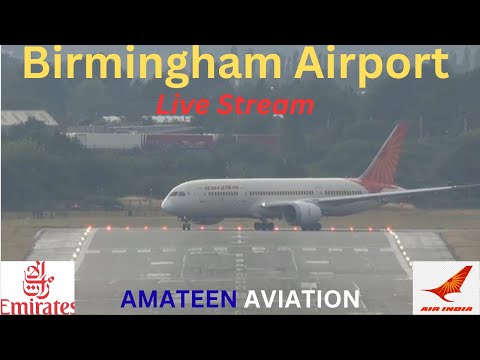 Evening Landings, Takeoffs : Fri 5th Sept 2025 : Birmingham Airport #live ,#asmr ,#aviation