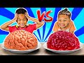 Real Food VS Gummy Food Challenge!!