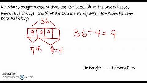 Problem Solving (Tape Diagrams for Fractions)