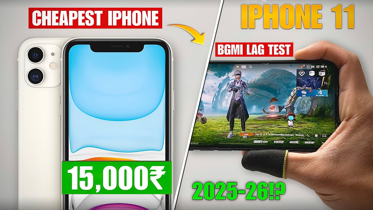 😱 This iPhone will be CHEAPEST for you | iPhone 11 BGMI lag test with Handcam in 2025-26 🔥
