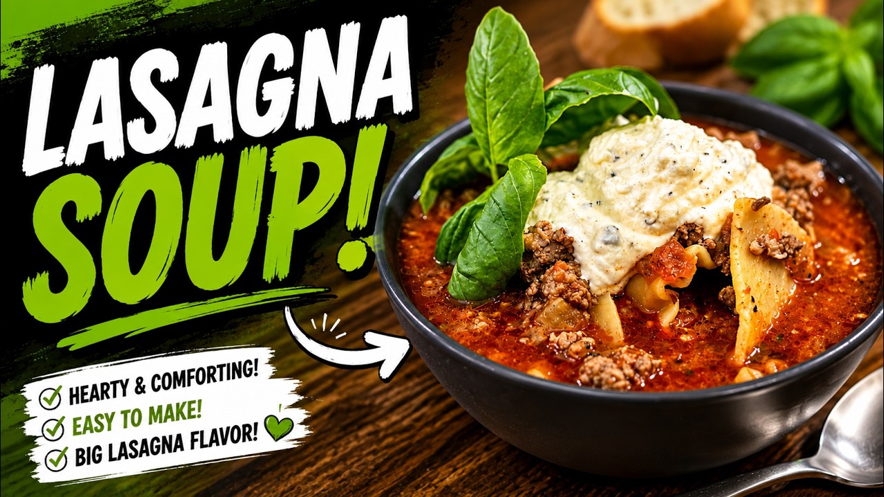 You Won't Believe How Good This Lasagna Soup Is!
