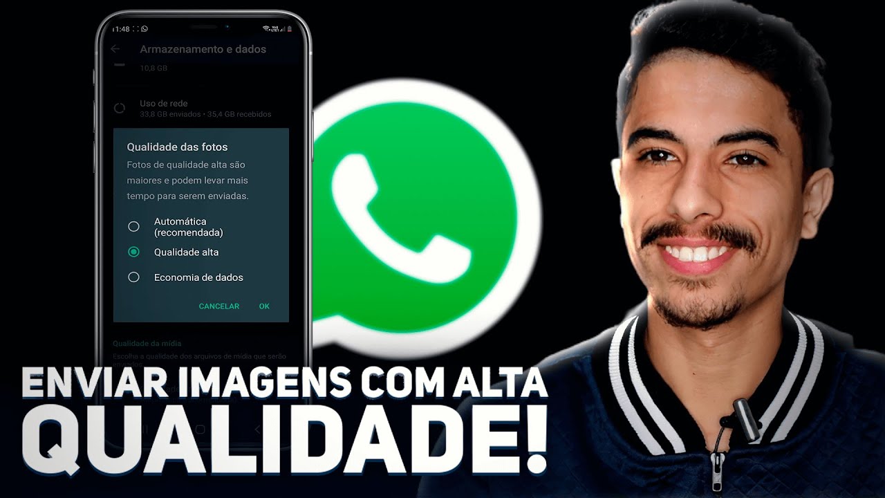 Como ENVIAR FOTOS EM ALTA QUALIDADE no WHATSAPP | Nova função oficial ...