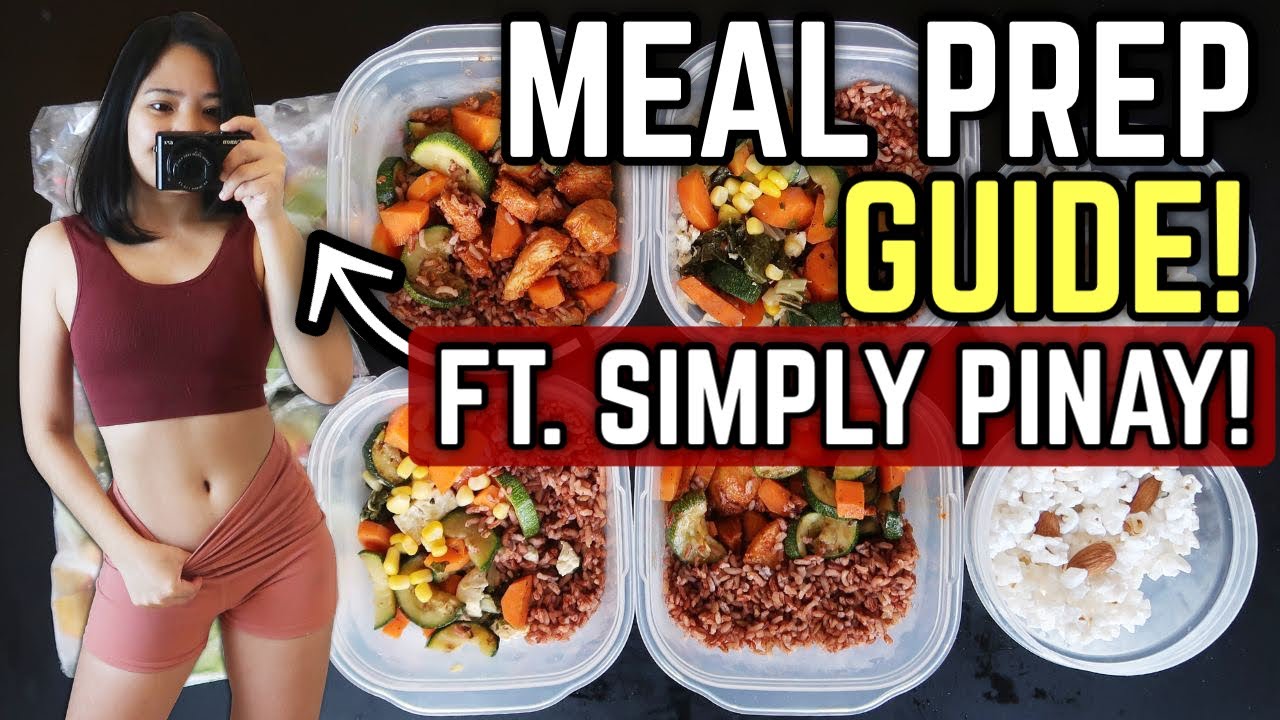 Paano Mag MEAL PREP Philippines Ft. Simply Pinay | Meal Plan ...