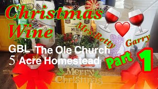 Christmas Wine/Making Part 1 #ChristmasWine #CostcoWine #homemadewine