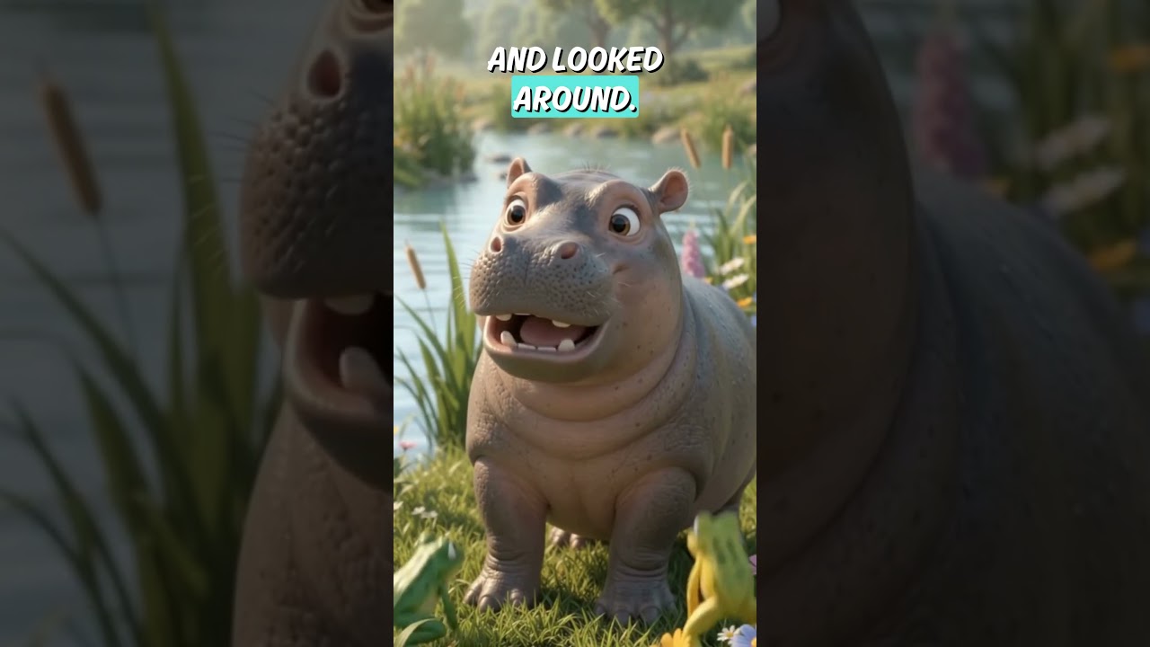 Hippopotamus River Adventure  Fun Animal Rhyme for Kids #KidsSongs #NurseryRhymes #KidsVideos
